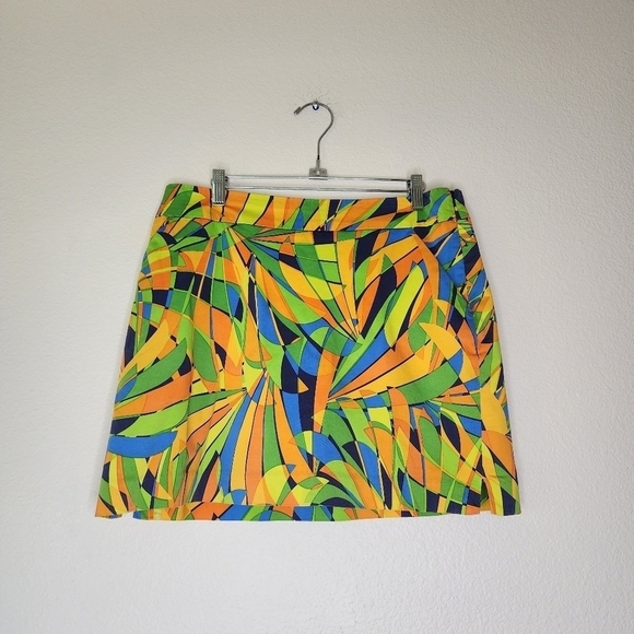 Loudmouth Colorful Mosaic Golf Skirt 10 - Picture 2 of 6
